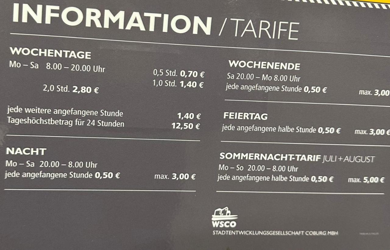 Ein Gemuetliches Studio Mit Netflix Im Zentrum Bahnhofsnaehe Coburg Eksteriør billede